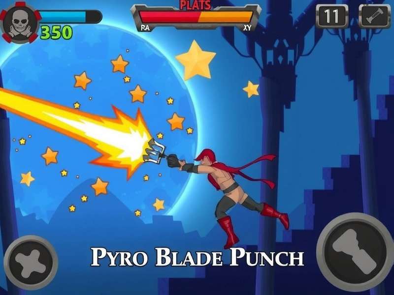 Pyro Blade Punch Game Hero Image
